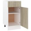 Drawer Bottom Cabinet Sonoma Oak 40x46x81.5 cm Engineered Wood