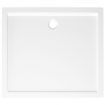 Rectangular ABS Shower Base Tray White 80x90 cm