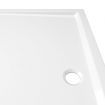 Rectangular ABS Shower Base Tray White 80x90 cm