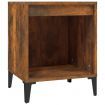 Bedside Cabinet Smoked Oak 40x35x50 cm