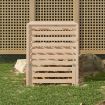 Composter 82.5x82.5x99.5 cm Solid Wood Pine