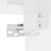 Wall Mounted TV Cabinet High Gloss White 40x34.5x40 cm