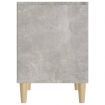 Bedside Cabinet Concrete Grey 40x35x50 cm