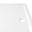 Rectangular ABS Shower Base Tray White 70x100 cm