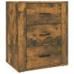 Bedside Cabinet Smoked Oak 50x36x60 cm Engineered Wood