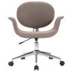 Swivel Office Chair Taupe Fabric