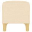 Bench Cream 100x35x41 cm Fabric