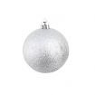 100 Piece Christmas Ball Set 3/4/6 cm Silver