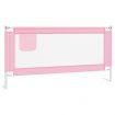 Toddler Safety Bed Rail Pink 180x25 cm Fabric