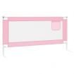 Toddler Safety Bed Rail Pink 180x25 cm Fabric