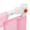 Toddler Safety Bed Rail Pink 180x25 cm Fabric