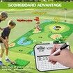 Golf Chipping Game with Sticky Balls fun Game Mat Indoor OutdoorGolf Game Set for Children Over 3 Years Old and Adults  Golf Clubs