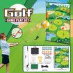 Golf Chipping Game with Sticky Balls fun Game Mat Indoor OutdoorGolf Game Set for Children Over 3 Years Old and Adults  Golf Clubs