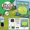 Golf Chipping Game with Sticky Balls fun Game Mat Indoor OutdoorGolf Game Set for Children Over 3 Years Old and Adults  Golf Clubs