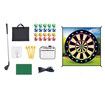 Golf Chipping Game with Sticky Balls and Darts fun Game Mat Indoor OutdoorGolf Game Set for Children Over 3 Years Old and Adults  Golf Clubs