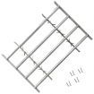 Adjustable Security Grille for Windows with 4 Crossbars 500-650 mm