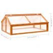 Greenhouse Brown 114x80x50 cm Firwood