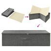 Storage Boxes 2 pcs Fabric 70x40x18 cm Anthracite