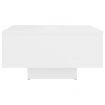 Coffee Table White 60x60x31.5 cm Engineered Wood
