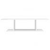 Wall Mounted TV Cabinet High Gloss White 103x30x26.5 cm