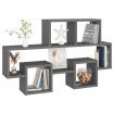 Car-shaped Wall Shelf Grey 82x15x51 cm Engineered Wood