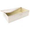 Storage Boxes 2 pcs Fabric 70x40x18 cm Cream