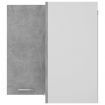 Hanging Corner Cabinet Concrete Grey 57x57x60 cm Engineered Wood