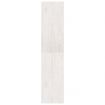 Book Cabinet Room Divider White 40x30x135.5 cm Pinewood