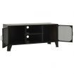 TV Cabinet Grey 105x36x47 cm Metal and MDF