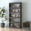 Book Cabinet/Room Divider Grey 80x30x167.4 cm Solid Wood Pine