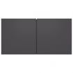 Hanging TV Cabinet Grey 60x30x30 cm