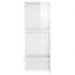 Hallway Cabinet High Gloss White 97.5x37x99 cm Engineered Wood