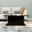 Coffee Table Black 102x55.5x40 cm Engineered Wood