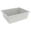 Kitchen Sink with Overflow Hole White Granite