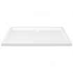 Rectangular ABS Shower Base Tray White 80x110 cm