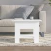 Coffee Table White 55x55x42 cm Engineered Wood