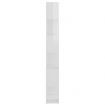 Book Cabinet Room Divider High Gloss White 60x24x186 cm