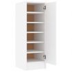 Shoe Cabinet White 32x35x92 cm Engineered Wood