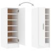 Shoe Cabinet White 32x35x92 cm Engineered Wood