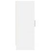 Shoe Cabinet White 32x35x92 cm Engineered Wood