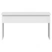 Coffee Table White 102x50.5x52.5 cm Engineered Wood