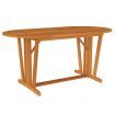 Garden Table 160x85x75 cm Solid Wood Eucalyptus