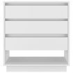 Sideboard White 70x41x75 cm Engineered Wood