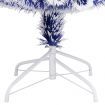 Artificial Christmas Tree with LED White&Blue 150 cm Fibre Optic