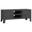 Industrial TV Cabinet Anthracite 105x35x42 cm Metal