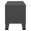 Industrial TV Cabinet Anthracite 105x35x42 cm Metal