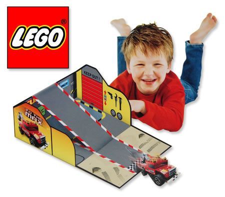 Neat-Oh Zip Bin Lego Racer Tool Box and Playmat Kids Playset