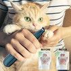 Dog Grooming Cordless Pet Hair Clipper with Scissors Comb Cleaning Brush and USB Cable Silent Rechargeable Shaving Tool for Dogs Cat Hair