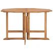 Folding Garden Dining Table 110x110x75 cm Solid Wood Teak