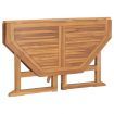 Folding Garden Dining Table 110x110x75 cm Solid Wood Teak